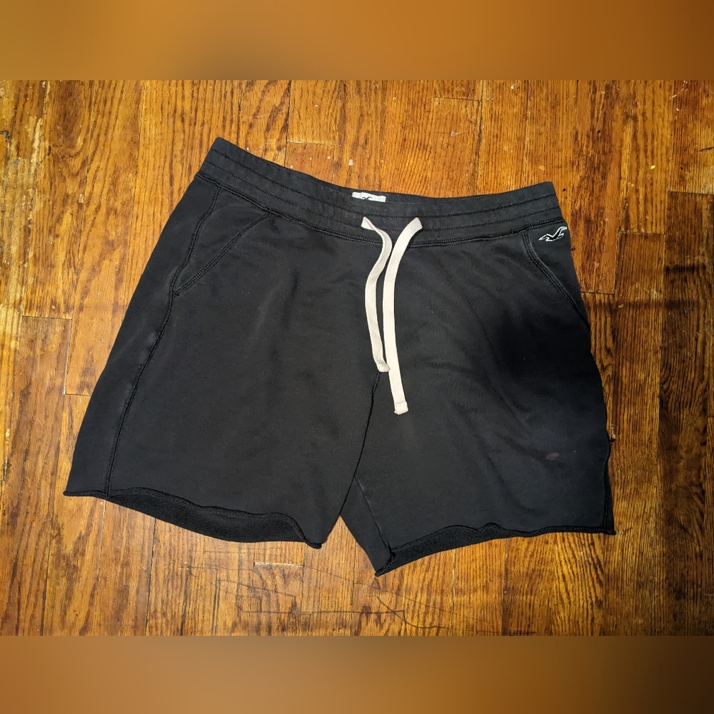 Hollister sweat shorts black size large